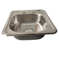 Stainless steel 1 hole deep Single Bowl kitchen sink rectangular shape stainless steel single bowl sink